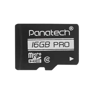 کارت حافظه‌ microSDHC پاناتک مدل bk کلاس 10 استاندارد UHS-I سرعت 30MBps ظرفیت 16 گیگابایت