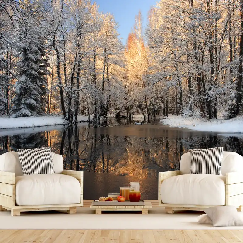 پوستر دیواری سه بعدی طرح رودخانه کد 01110