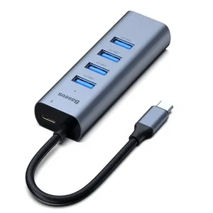 هاب 5 پورت USB-C باسئوس مدل  CAHUB-Q