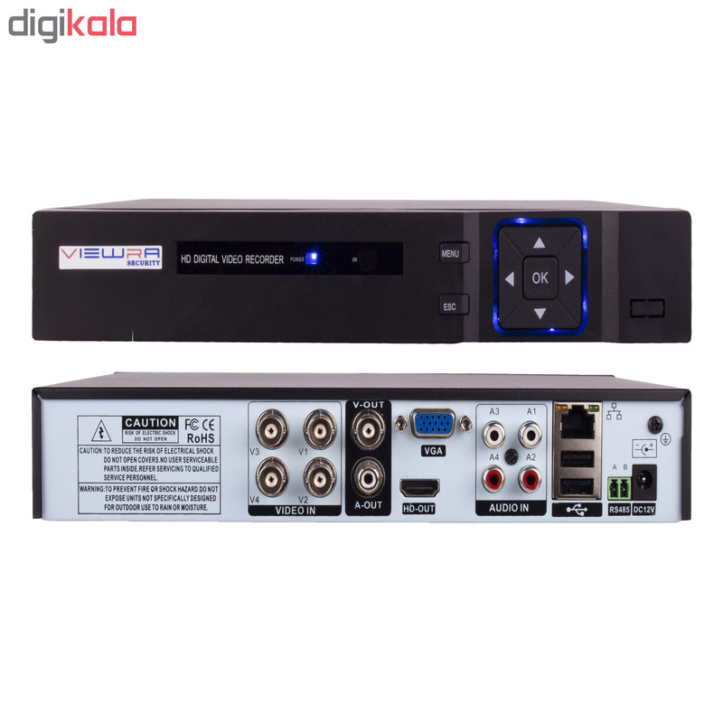 سیستم امنیتی آنالوگ ویورا مدل VS-901-4-702-HDD 2