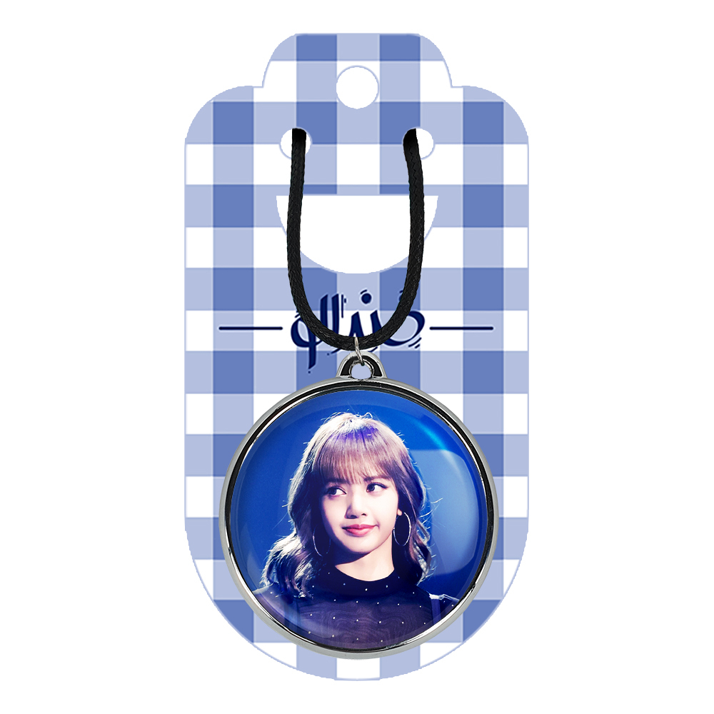 گردنبند خندالو مدل لیسا بلک پینک کد 1426614272