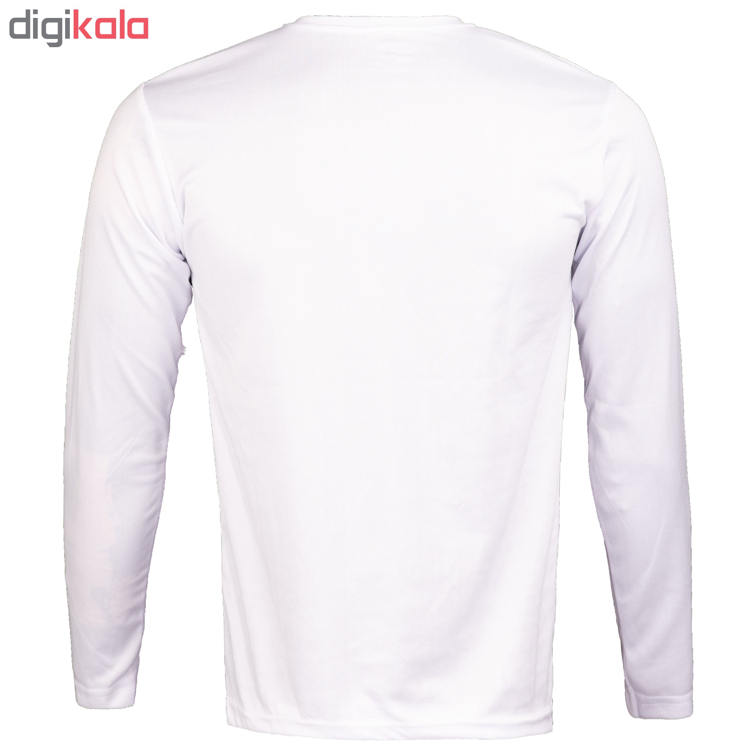 ست تی شرت و شلوار ورزشی مردانه سارزی طرح رئال مادرید رنگ سفید