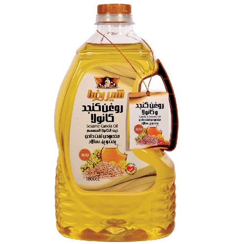 روغن کنجد و کانولا شیررضا - 1.8 لیتر