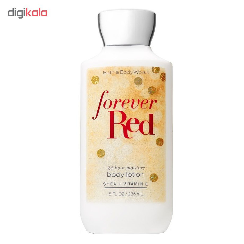 لوسیون بدن بس اند بادی ورکز مدل FOREVER RED حجم 236 میلی لیتر