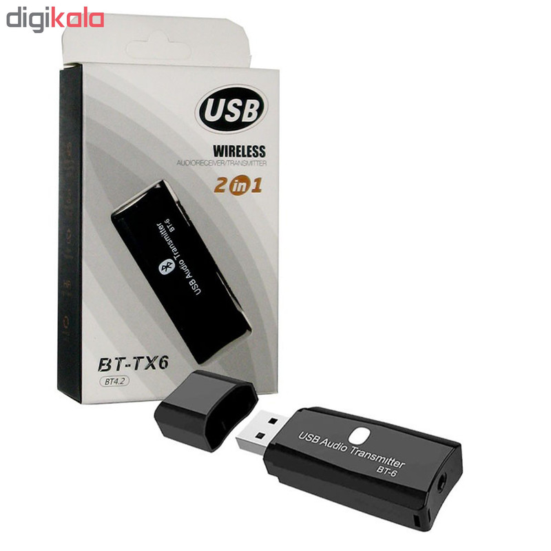 گیرنده و فرستنده بلوتوث صدا مدل BT-TX6
