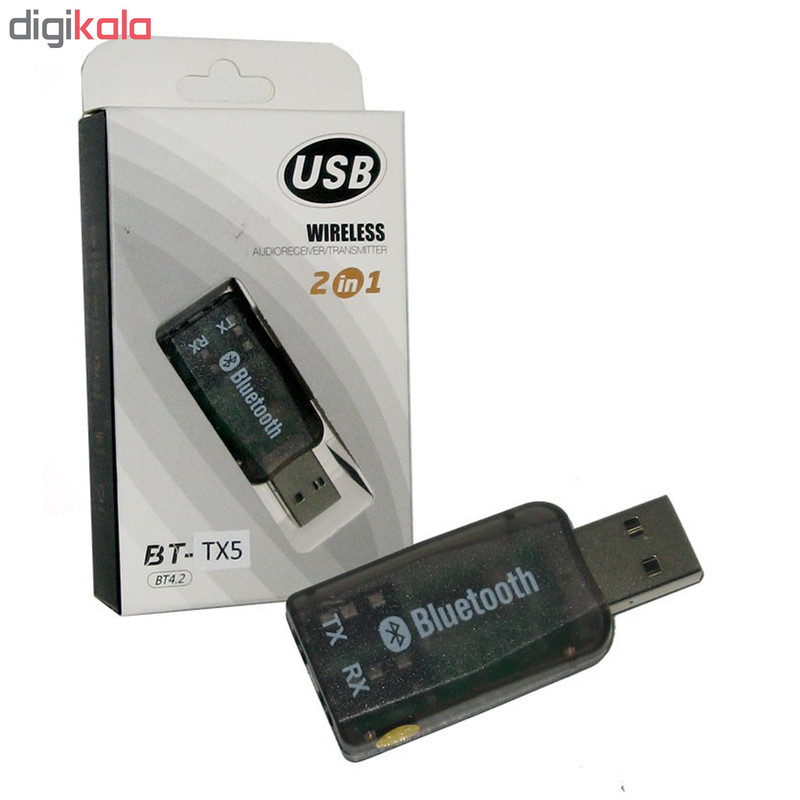 گیرنده و فرستنده بلوتوث صدا مدل BT-TX5 گیرنده و فرستنده بلوتوث صدا مدل BT-TX5