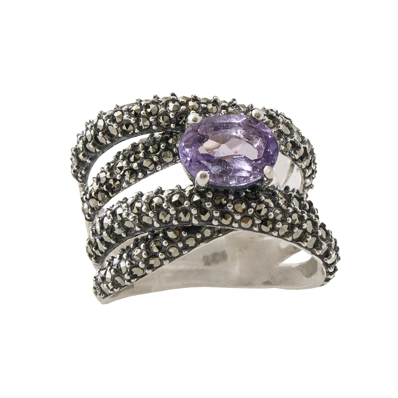 انگشتر نقره زنانه کد  TJM008