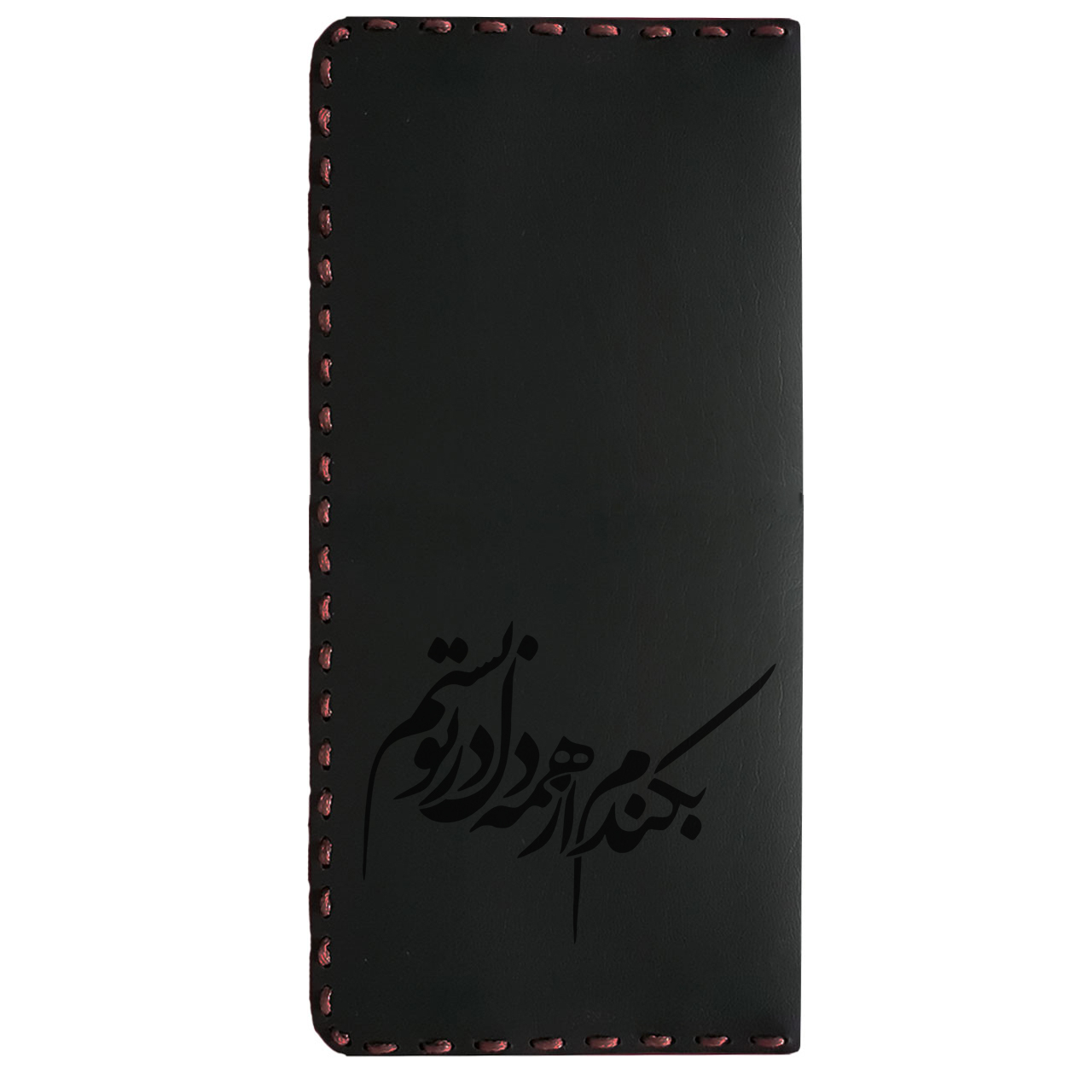 کیف پول مردانه طرح شعر مدل 014