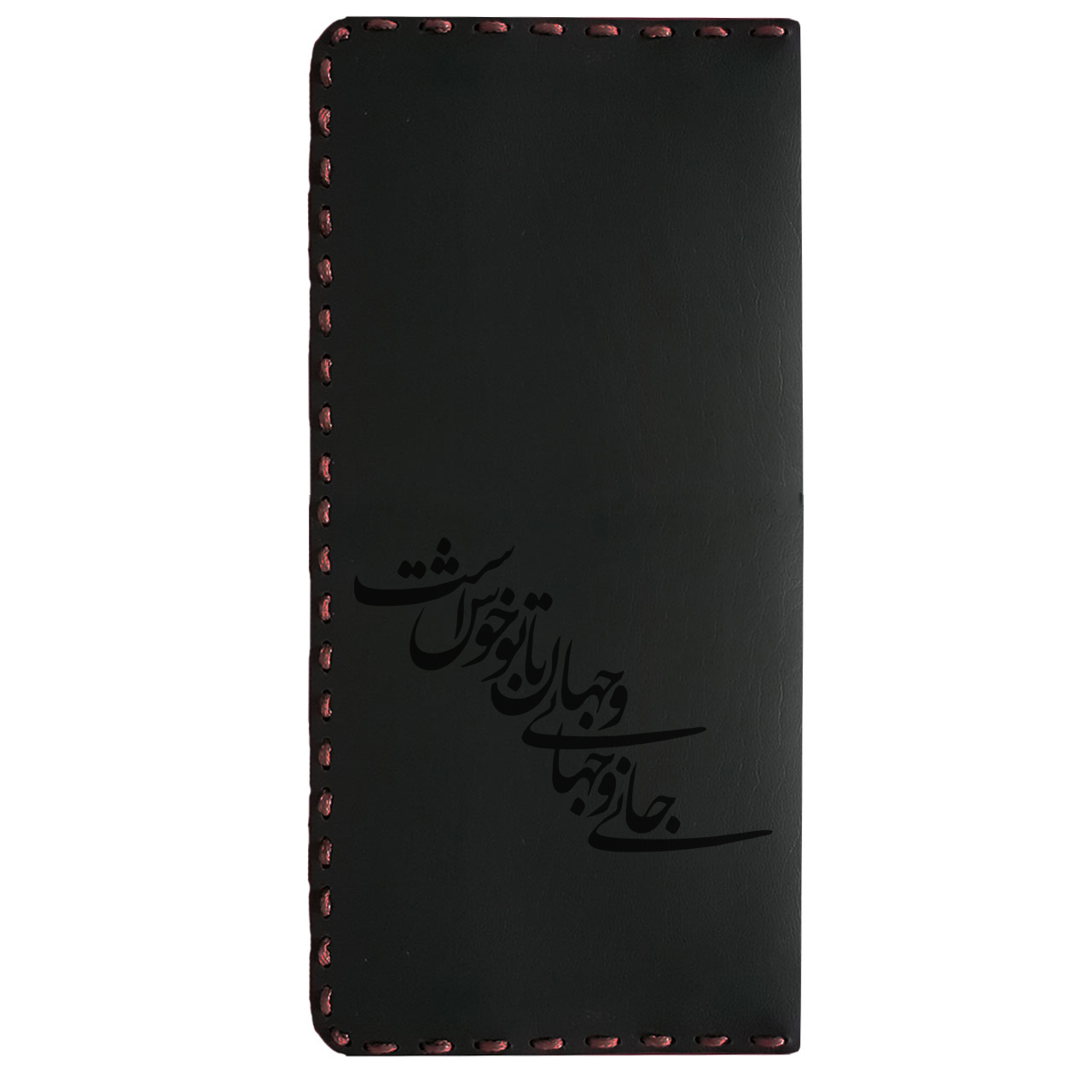کیف پول مردانه طرح شعر مدل 015