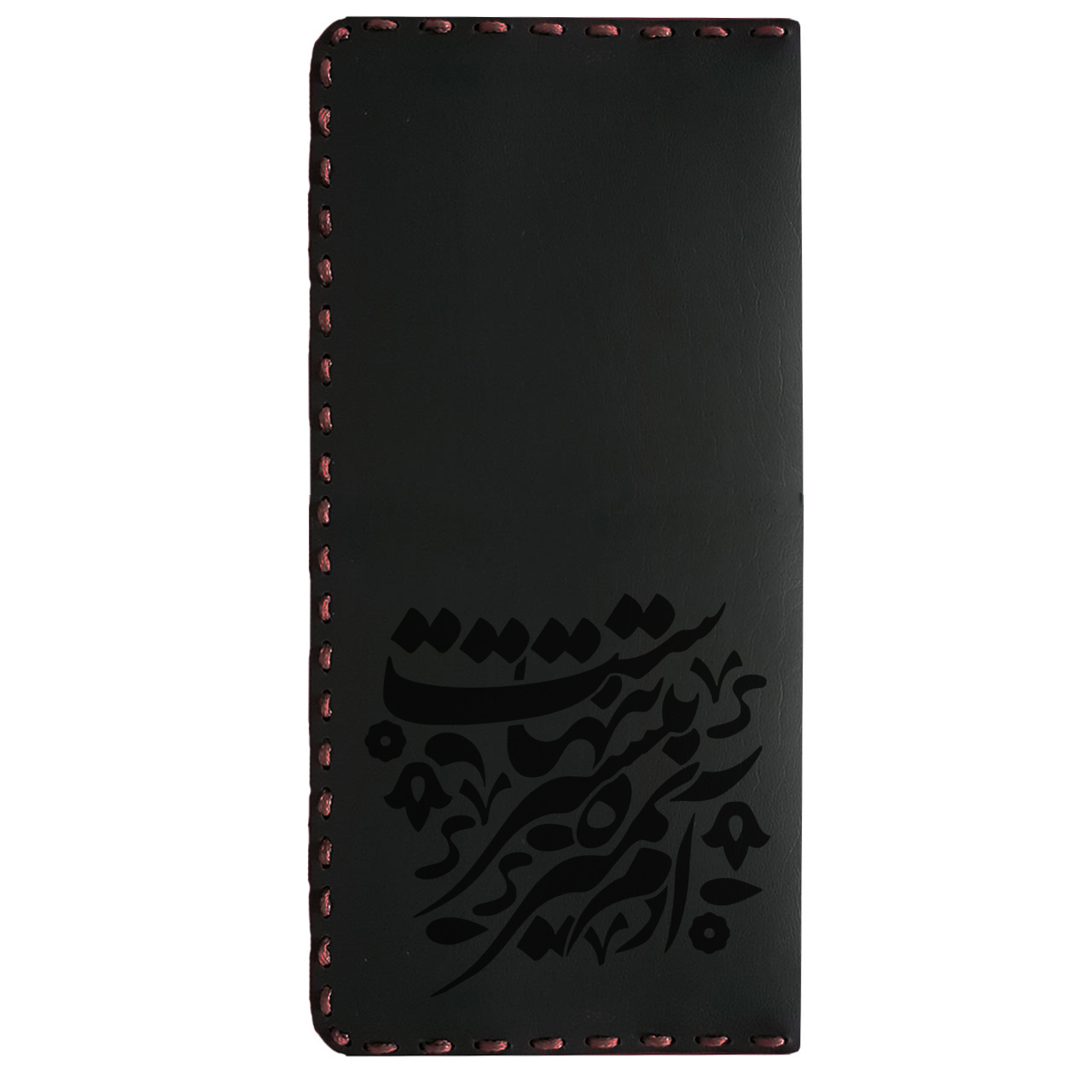 کیف پول مردانه طرح شعر مدل 019