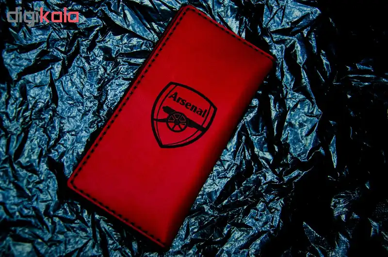 کیف پول چرمینه اسپرت طرح آرسنال کد 5009