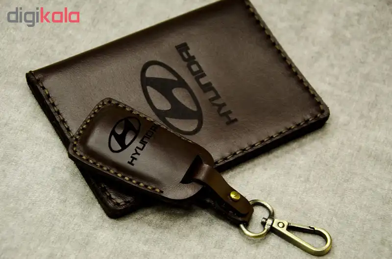 ست هدیه چرمینه اسپرت طرح هیوندا کد 48027-DOR