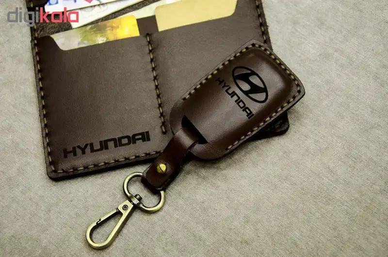 ست هدیه چرمینه اسپرت طرح هیوندا کد 48027-DOR