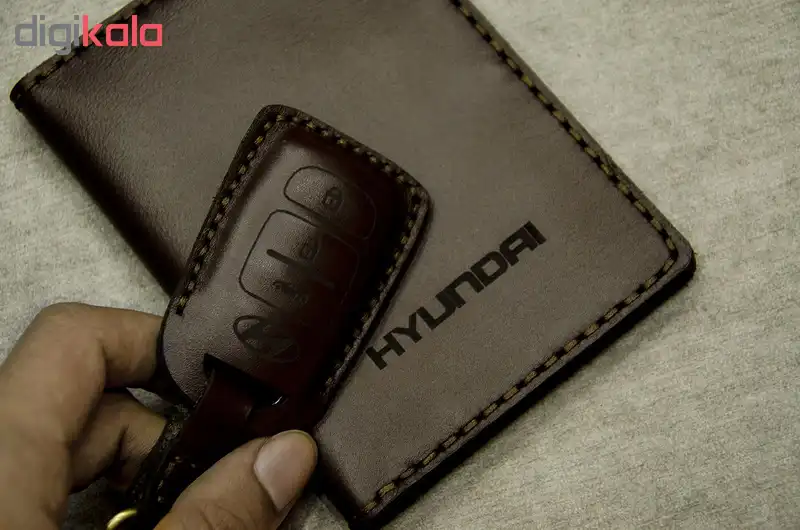 ست هدیه چرمینه اسپرت طرح هیوندا کد 48027-DOR