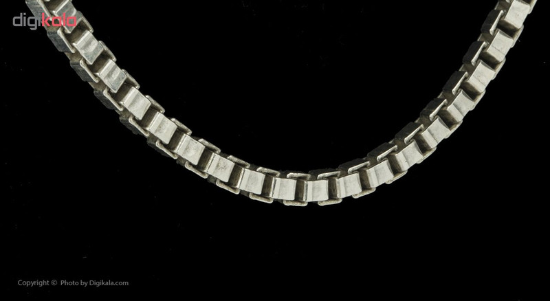 زنجیر نقره مردانه طرح ونیزی کد V005