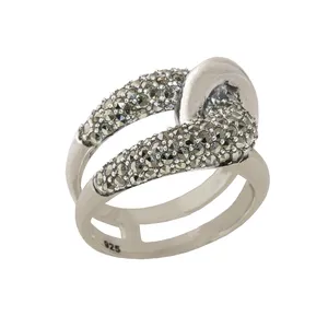 انگشتر نقره زنانه کد TJM 005