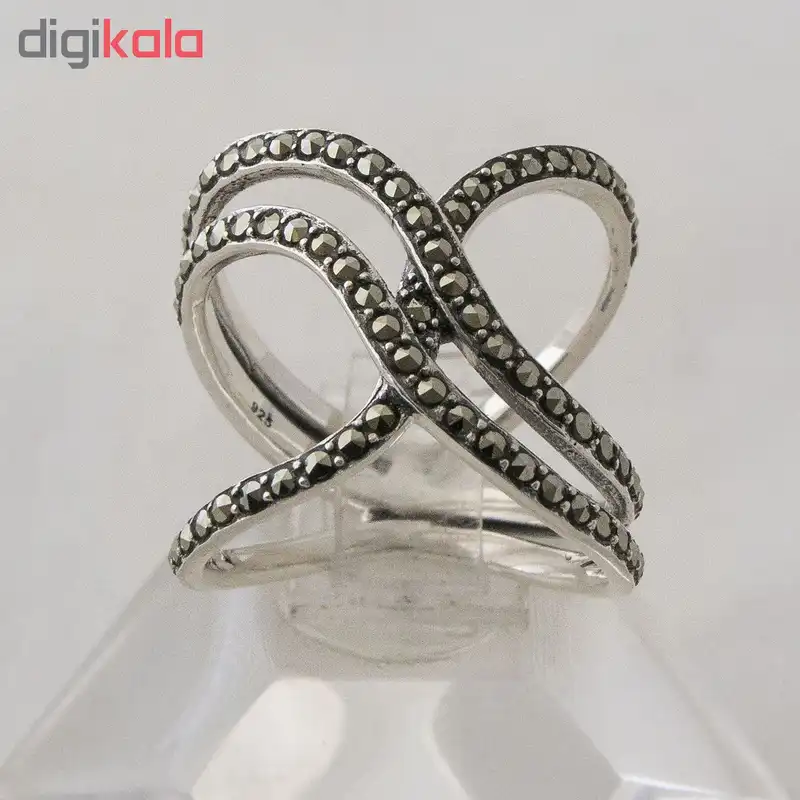 انگشتر نقره زنانه کد TJM004