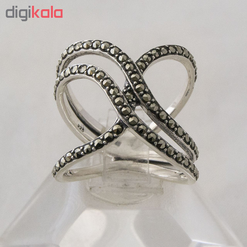 انگشتر نقره زنانه کد TJM004
