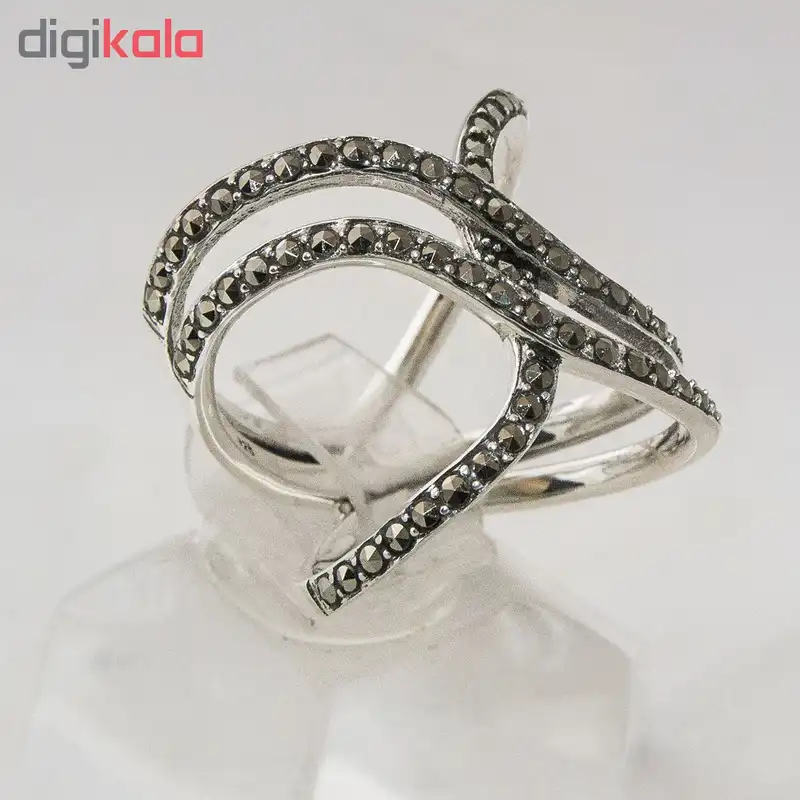 انگشتر نقره زنانه کد TJM004