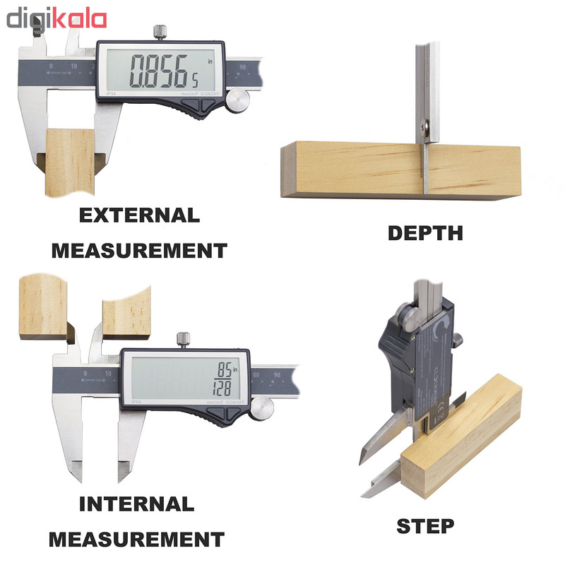 کولیس دیجیتال کلاک وایس مدل HL 8 گستره 200 میلی متری کولیس دیجیتال کلاک وایس مدل HL 8 گستره 200 میلی متری