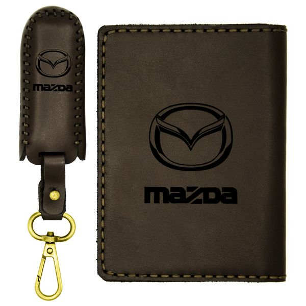 ست هدیه چرمینه اسپرت طرح مزدا کد 49027-KLES ست هدیه چرمینه اسپرت طرح مزدا کد 49027-KLES