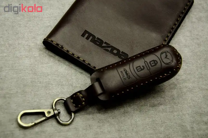 ست هدیه چرمینه اسپرت طرح مزدا کد 49027-KLES
