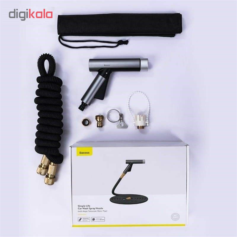 شلنگ باسئوس مدل CRXC01 به همراه آب پاش شلنگ باسئوس مدل CRXC01 به همراه آب پاش