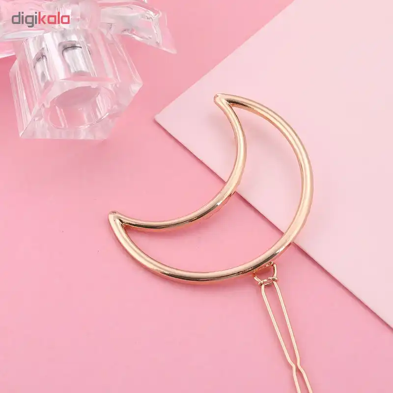 گیره مو زنانه طرح ماه کد YG-148