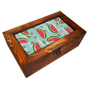 جعبه هدیه چوبی کد BG108