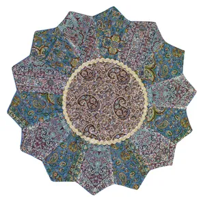 رومیزی ترمه طرح خورشیدی کد T-106