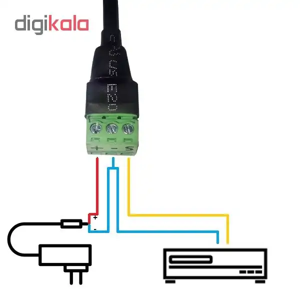 میکروفون هایک24 مدل BMW50024-A2 مناسب برای دوربین مدار بسته