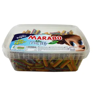 پاستیل لقمه ای شکری با طعم میوه مارابو مقدار 800 گرم