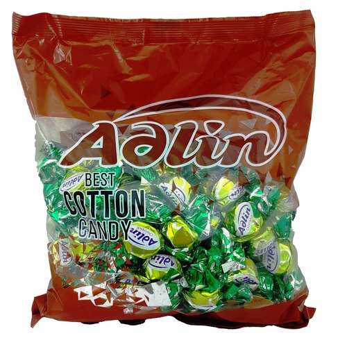 پشمک لقمه ای با روکش طالبی آدلین مقدار 1 کیلوگرم