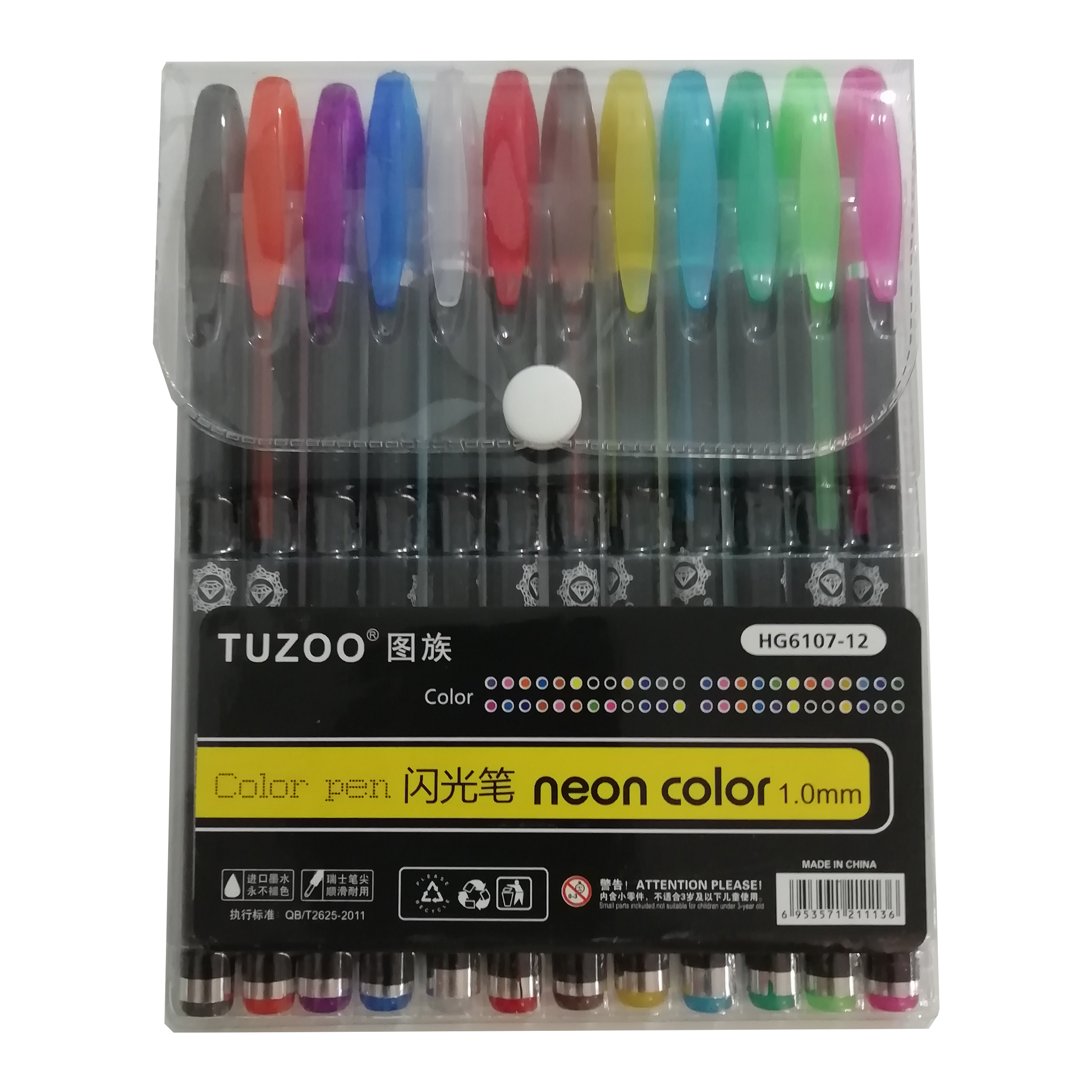خودکار توزو مدل HG6107-12 بسته 12عددی