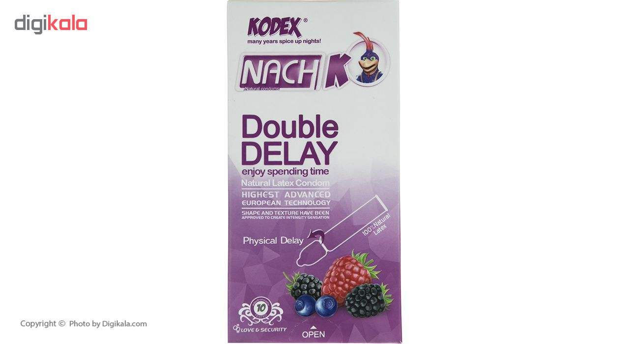 کاندوم ناچ کدکس مدل Double Delay بسته 10 عددی به همراه کاندوم بادی گارد مدل Comfort بسته 4 عددی