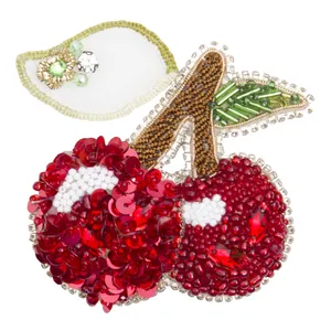 گل سینه زنانه طرح گیلاس کد gs02