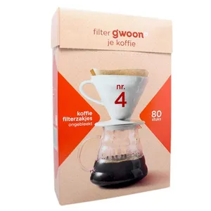 فیلتر قهوه گوون مدل V60 بسته 80 عددی