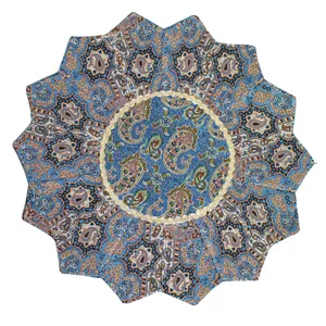 رومیزی ترمه طرح خورشیدی کد T-136