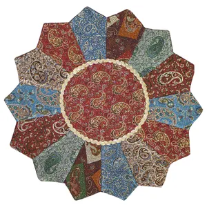 رومیزی ترمه طرح خورشیدی کد T-138
