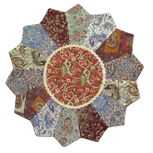 رومیزی ترمه طرح خورشیدی کد T-139