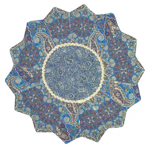 رومیزی ترمه طرح خورشیدی کد T-143