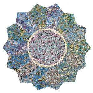 رومیزی ترمه طرح خورشیدی کد T-150