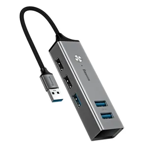 هاب 5 پورت USB 3.0 باسئوس مدل CAHUB-C 