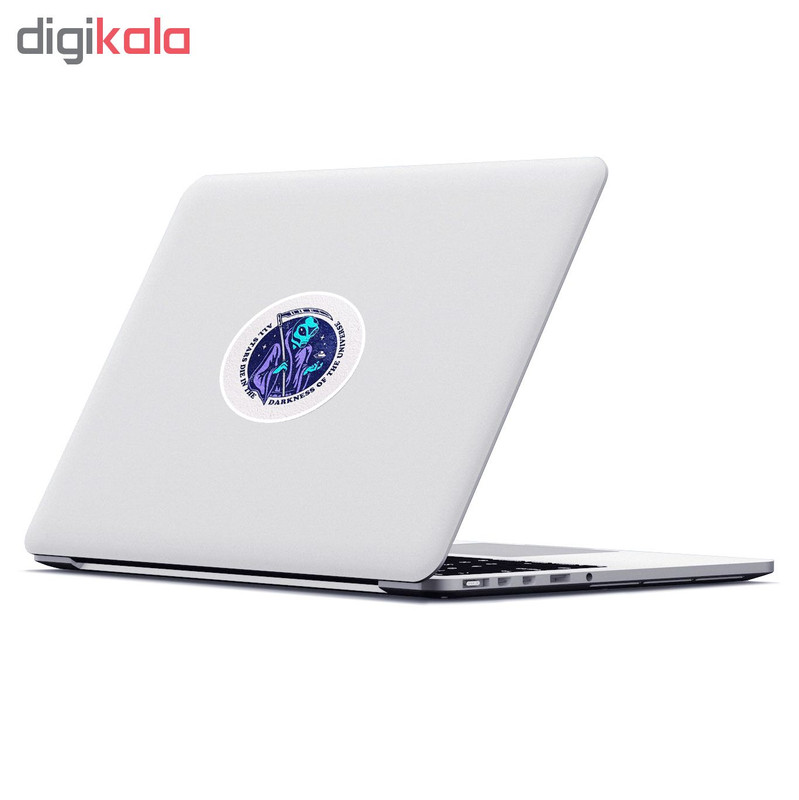 استیکر لپ تاپ ماسا دیزاین طرح آدم فضایی مدل STK551