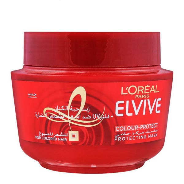ماسک مو لورآل سری Elvive مدل Color protect حجم 300 میلی لیتر