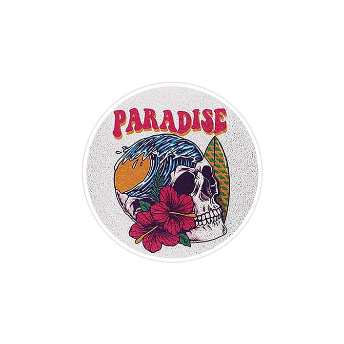 استیکر لپ تاپ ماسا دیزاین طرح paradise مدل STK556