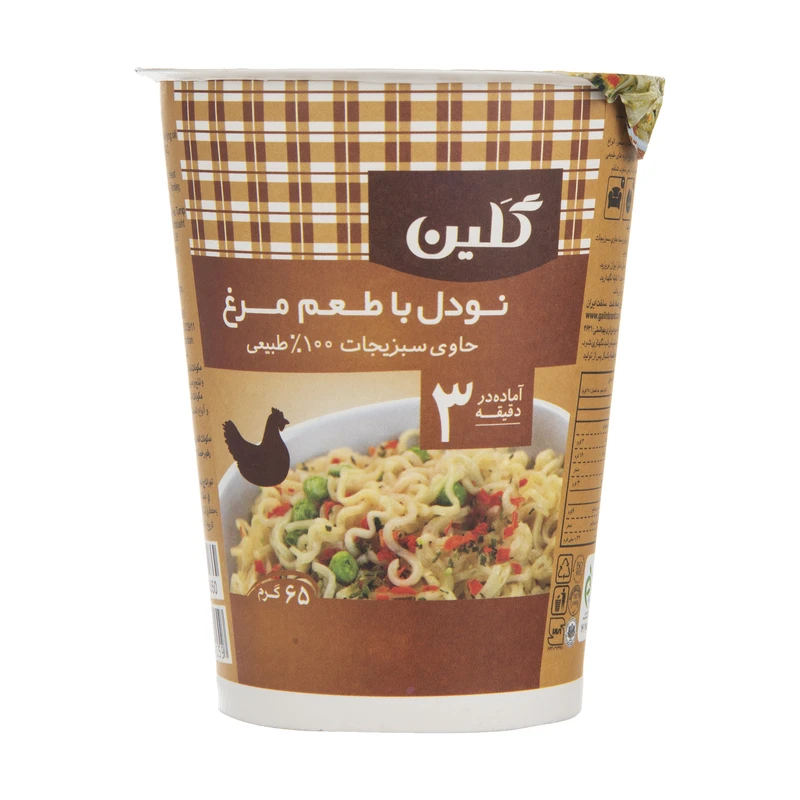 نودل گلین با طعم مرغ - 65 گرم