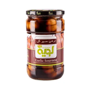 ترشی سیر گل لویه مقدار ۶۵۰ گرم