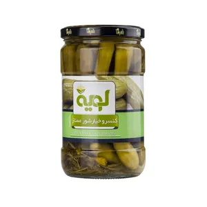 خیارشور ممتاز لویه مقدار ۶۵۰ گرم