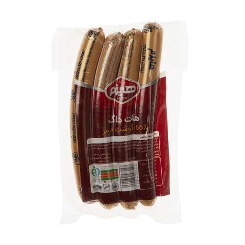 هات داگ 55 درصد گوشت هایزم 4 عددی